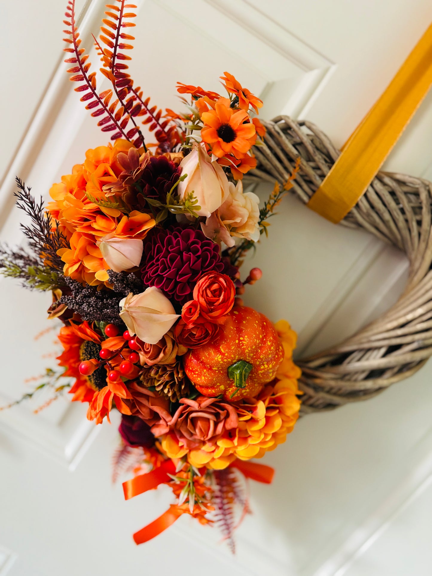 Autumn Wicker Heart