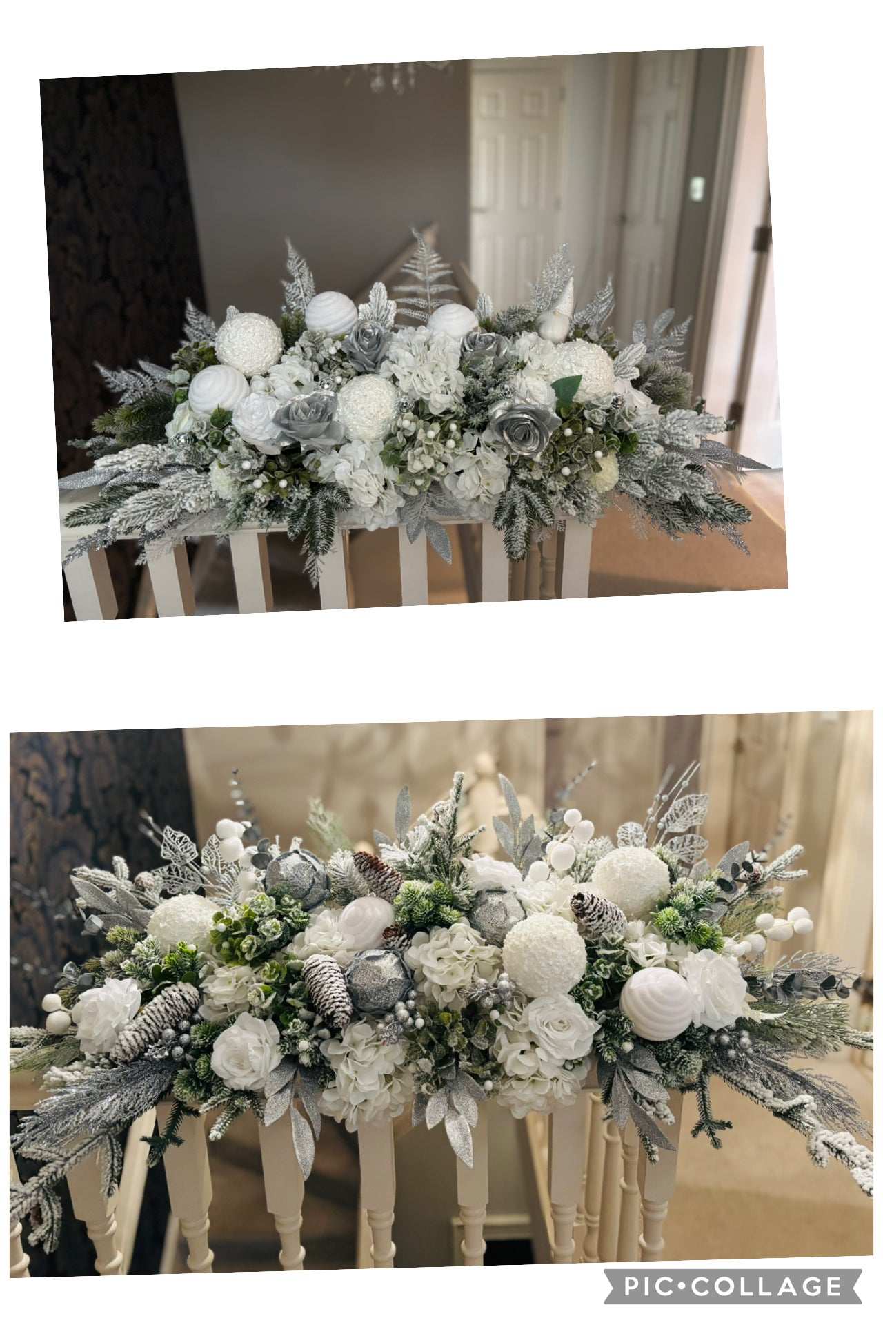 Winter Wonderland Mantle Display (100cm) *ONLY 2 available*