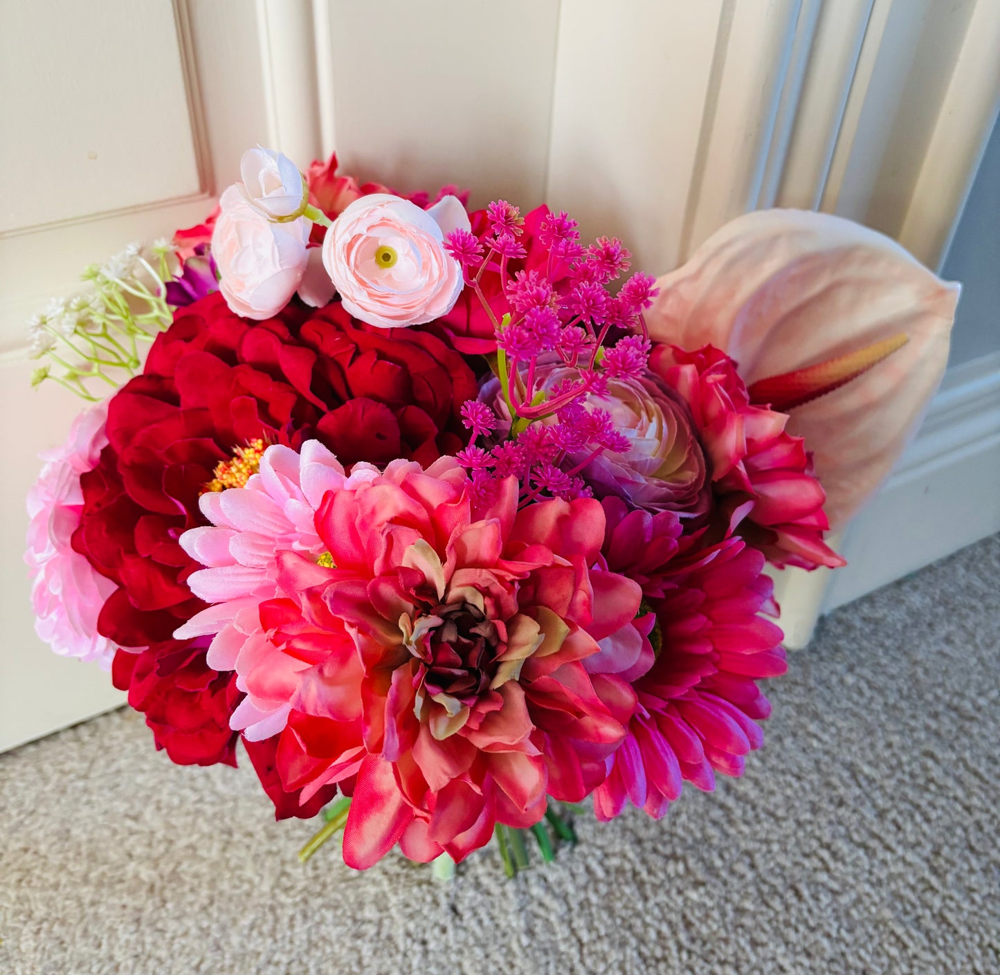 All the Pinks Bouquet (shorter stem)