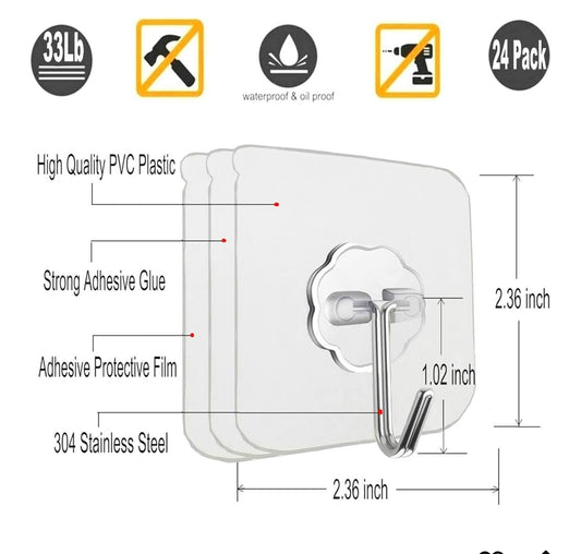 Transparent Outdoor Hook