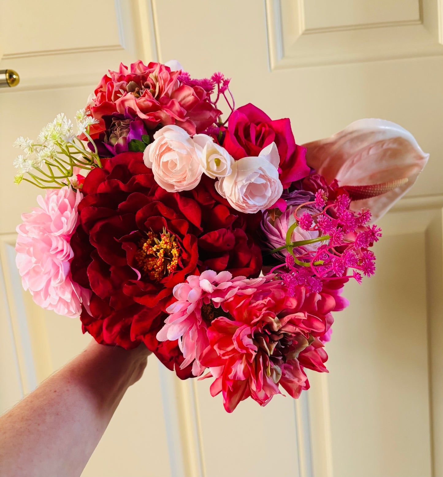 All the Pinks Bouquet (shorter stem)