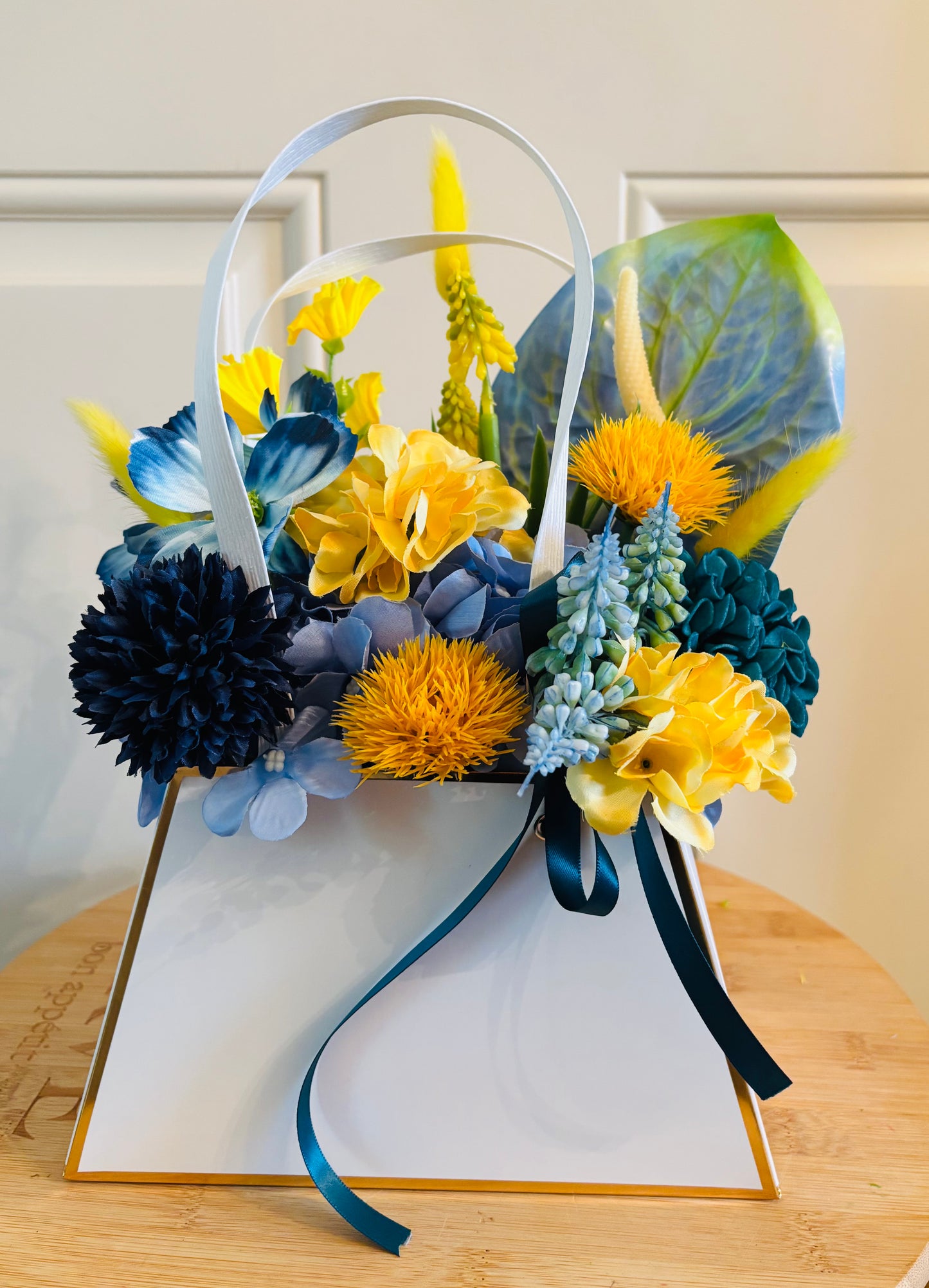 Flower Handbags (message with colour choice)