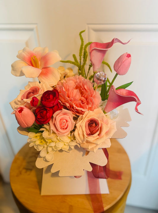 Baby pink Forever Faux box