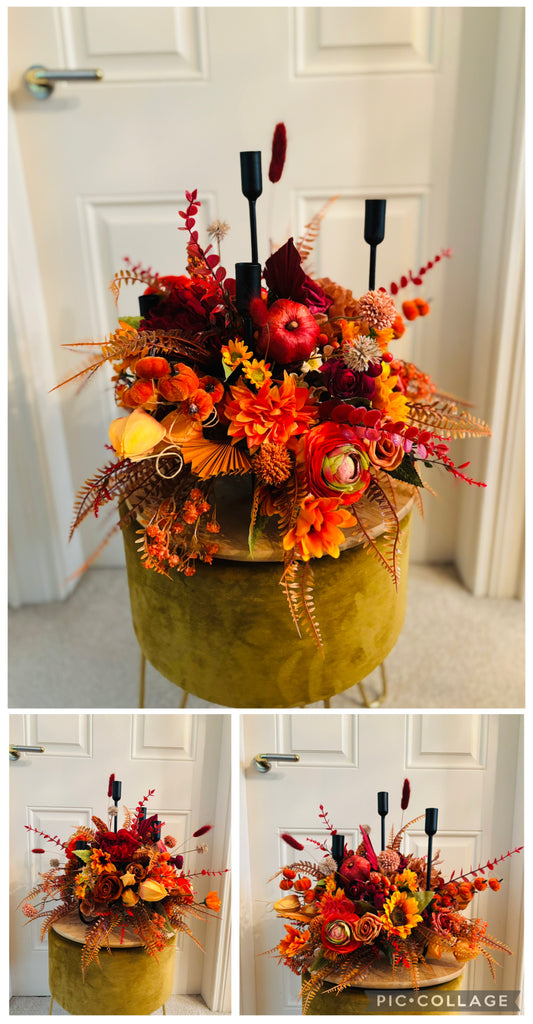 *Pre order* Autumn table 5 x candle holder