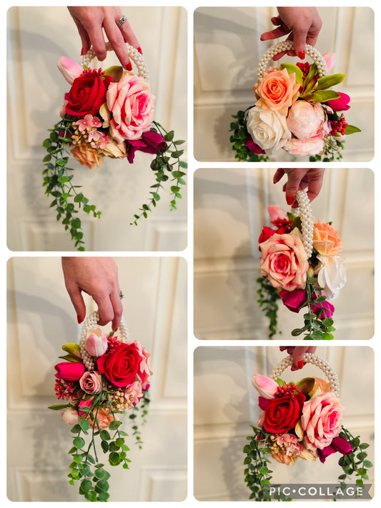 Message for Enquiries Bridal Pearl Handle Bouquet